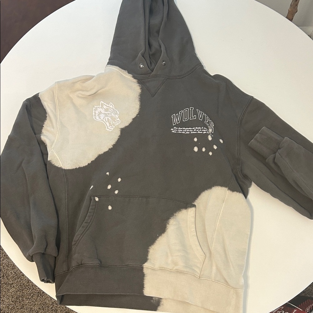 Darc Sport Grey Cream Pink Hoodie